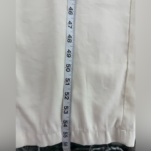 Nine West Utility Khaki Canvas Beige Cream Pant Jumpsuit size large Easter party - Picture 8 of 16